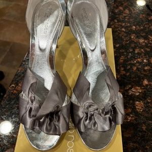 Sergio Rossi Silver Heels